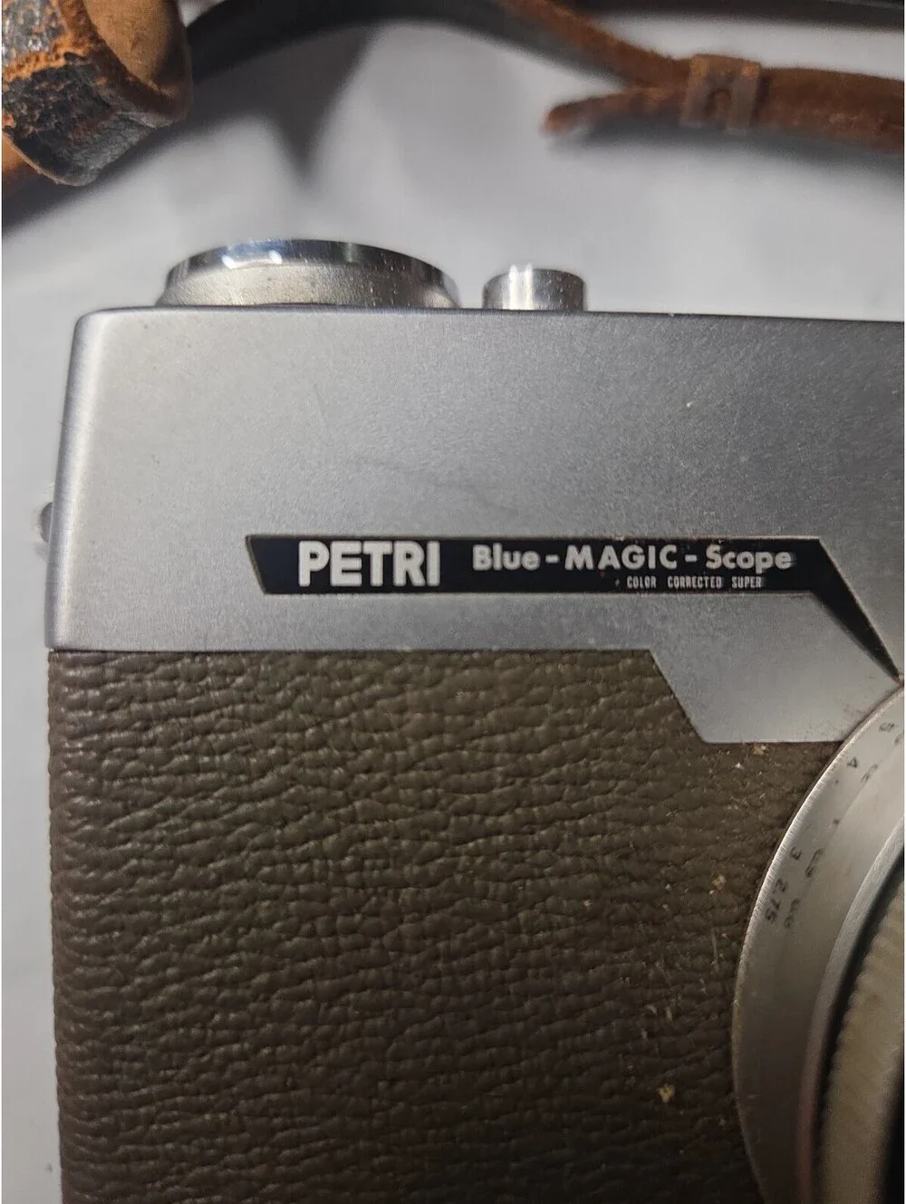 PETRI V Blue-MAGIC-Scope 35mm FILM Camera Vintage RARE MODEL